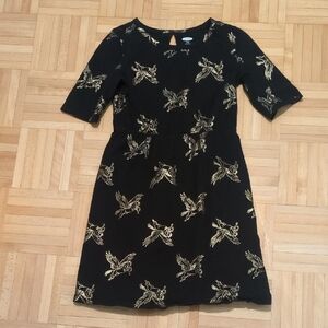 Black and Gold Kids Dress